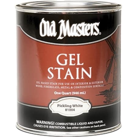 Old Masters 81004 Pickling White Gel Stain - 1 Quart OL327346